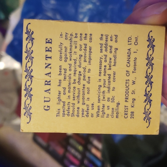 Vintage flame crest lighter - Picture 5 of 6